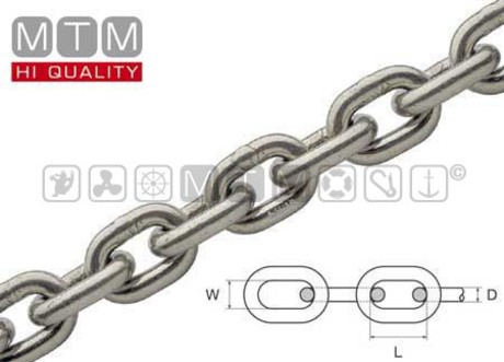 CALIBRATED STAINLESS STEEL CHAIN