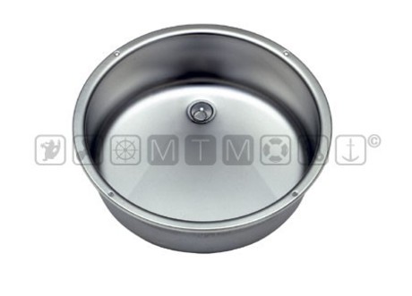 SATINIZED STAINLESS STEEL CYLINDRICAL BASIN SINK