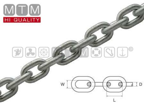 CALIBRATED GALVANIZED STEEL CHAIN