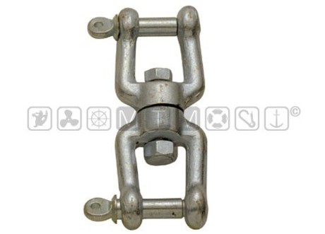 GALVANIZED STEEL JAW-JAW SWIVEL