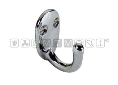 CHROMED BRASS THIN HOOK