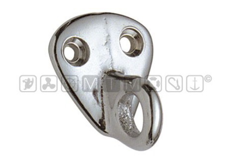 CHROMED BRASS CLOSED HOOK