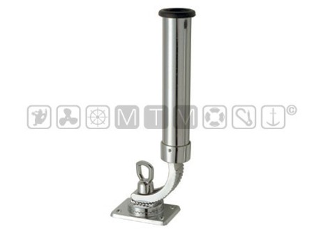 ADJUSTABLE CHROMED ROD HOLDER