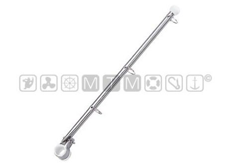 ASTA PORTABANDIERA CLAMP INOX