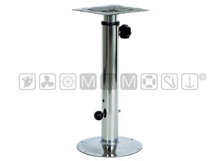 S/STEEL SLIM ADJUSTABLE SEAT PEDESTAL