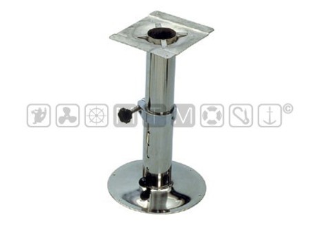 S/STEEL LARGE ADJUSTABLE SEAT PEDESTAL