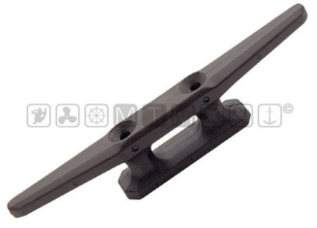 BLACK PLASTIC FLAT MOORING CLEAT