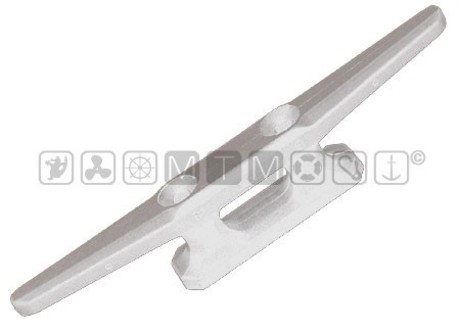 WHITE PLASTIC FLAT MOORING CLEAT