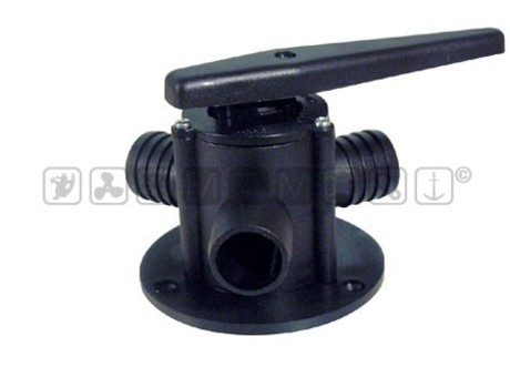 PLASTIC 3 WAY VALVE 1” (25 MM)