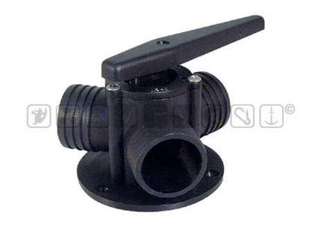 PLASTIC 3 WAY VALVE 1”1/2 (38 MM)