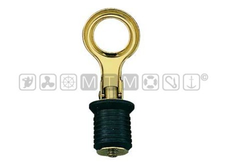 BRASS FLIP-LOCK DRAIN PLUG L