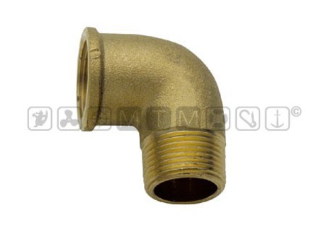 BRASS ELBOW M-F