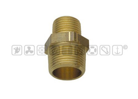 BRASS DOUBLE REDUCING NIPPLE