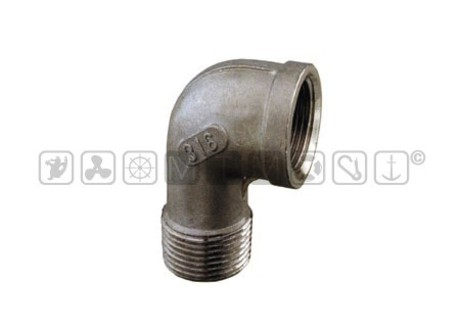 STAINLESS STEEL ELBOW 90° M-F