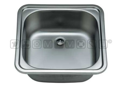 SATINIZED STAINLESS STEEL RECTANGULAR SINK