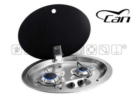 2 BURNER OVAL STOVE HOODINY 2