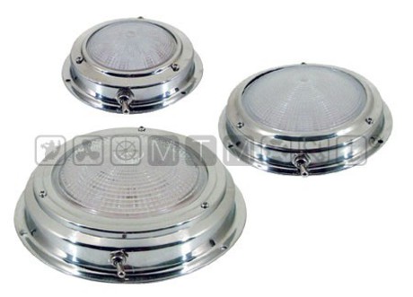 CLASSIC S/STEEL LED 12V DOME LIGHTS