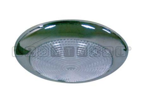 S/STEEL SLIM LED 12V DOME LIGHT