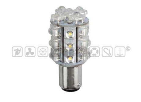 DOUBLE CONTACT LED BA15D NAV COVER BULB