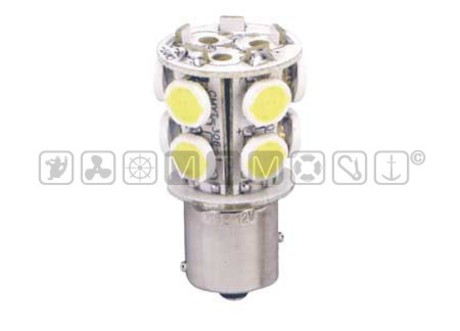 DOUBLE CONTACT LED BA15D DOME BULB