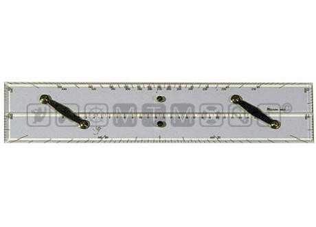 PARALLEL RULE WITH PROTRACTOR