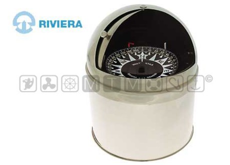 WHITE STAR RIVIERA B6W6 S/STEEL COMPASS