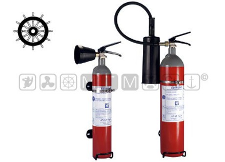 SOLAS - M.E.D. 96/98/EC (CO2) FIRE EXTINGUISHER