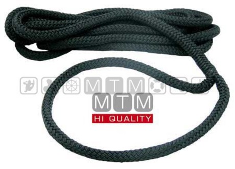 SPLICED BLACK BRAID MOORING LINE