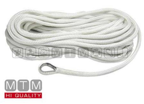 EYED WHITE BRAID MOORING LINE