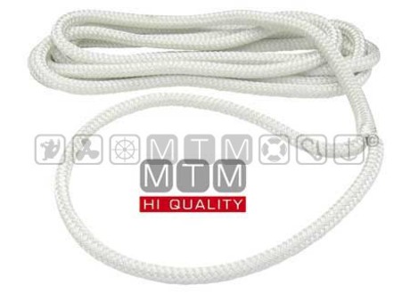 SPLICED WHITE BRAID MOORING LINE