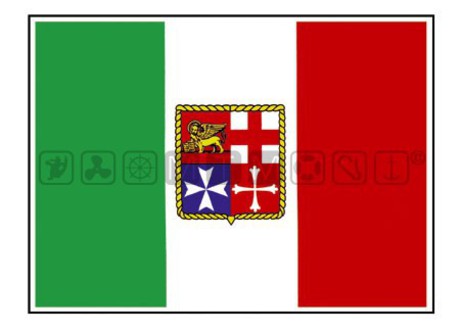 BANDIERA ADESIVA ITALIA