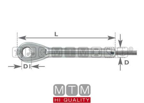 SWAGE EYE TERMINAL