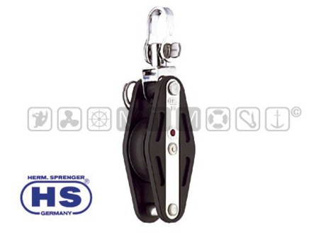 HS BALL BEARING SINGLE SWIVEL BLOCK WITH BECKET