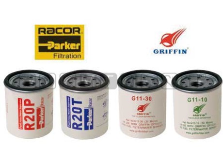 GRIFFIN AND RACOR FILTER CARTRIDGES