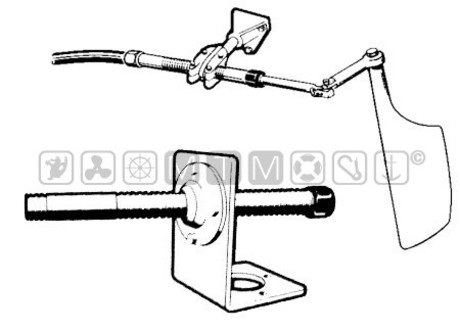 S55 H.DUTY STERN BRACKET