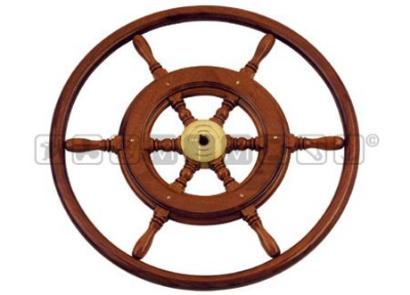 MAHOGANY IM HELMSMANN S WHEEL