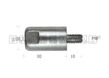 YANMAR 2GM20 / 3GM30 PENCIL ANODE