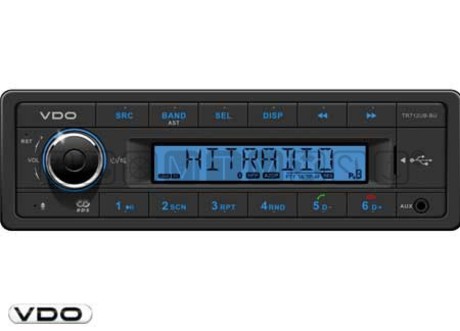 RADIJSKI SPREJEMNIK VDO RDS / MP3 / USB / BLUETOOTH