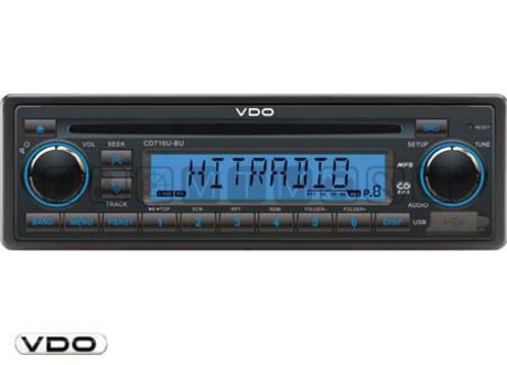 RADIJSKI SPREJEMNIK VDO RDS / MP3 / USB / CD 