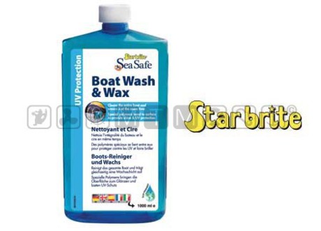 DETERGENTE E CERA STAR BRITE 100% SEA SAFE WASH & WAX