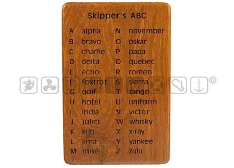 TABELLA TEAK SKIPPER S ABC