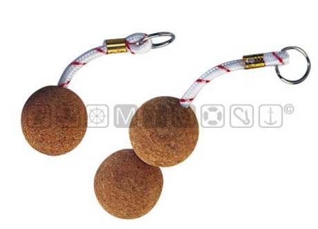 CORK BALL FLOATING KEYRING