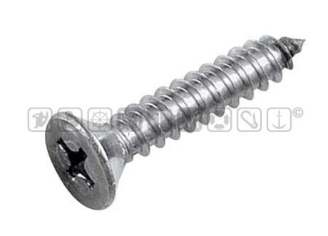 FLAT HEAD TAPPING SCREWS PHILLIPS DIN 7982