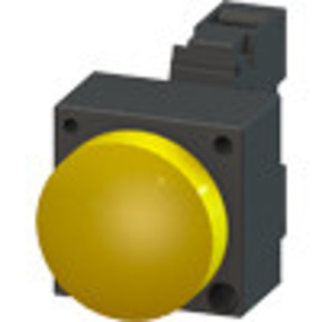 INDICATOR LIGHT WITH SMOOTH LENSE ILLUMINATED WITH INTEGRATED LED 3SB3244-6AA30