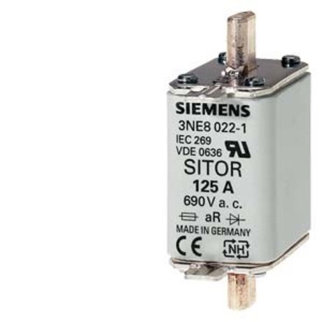 VLOŽEK SITOR 3NE8021-1 690V AC, 100A S PREDNJO SIGNALIZACIJO SIEMENS