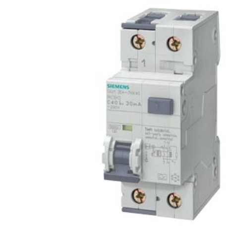 STIKALO KZS C 16A/30mA 1P+N 10kA 5SU1354-7KK16 SIEMENS